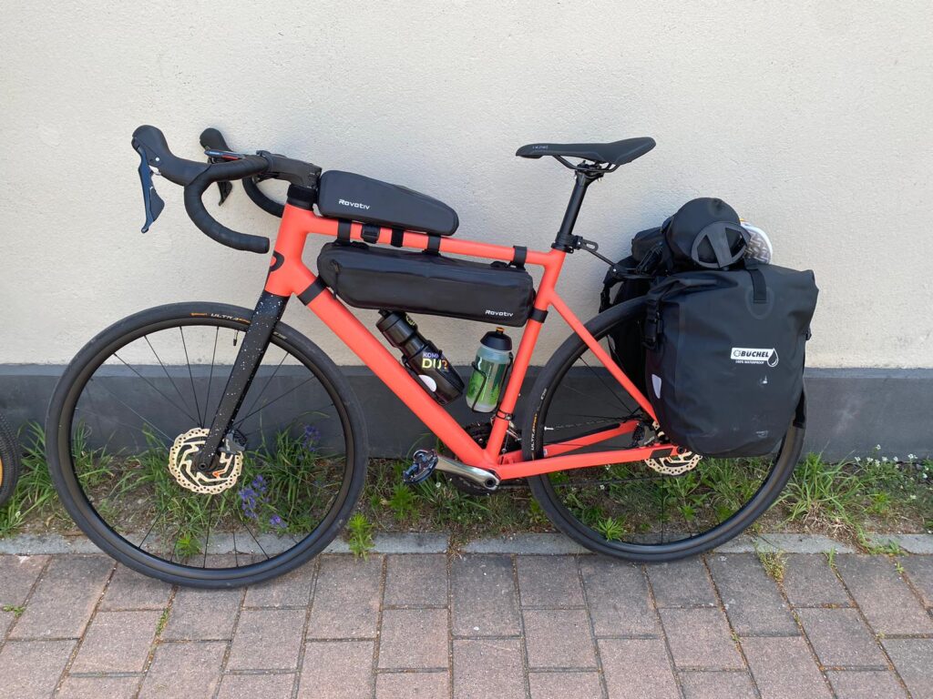 Bepacktes Rose Blend Bikepacking bikepacking-hamburg.de